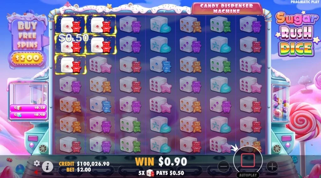 Sugar Rush Dice slot